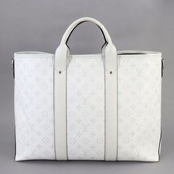 Louis Vuitton LOUIS VUITTON Taigarama Weekend Tote NM 2way Shoulder Bag Optic White M30919 RFID