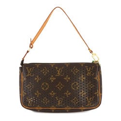 LOUIS VUITTON Monogram Perforated Pochette Accessory Handbag Vert M95184 Accessories