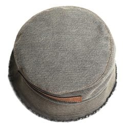 LOEWE Bucket Hat (Denim Calf) Brown Gray K820HB1X20 57 Unisex