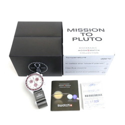 OMEGAx Omega x Swatch Mission to Pluto Battery-powered Watch S033M101 Speedmaster Men's