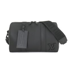 Louis Vuitton New Classics City Keepall Shoulder Bag Aerogram Leather Black M59255 RFID