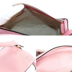 LOEWE Puzzle Bag Medium 2way Hand Shoulder Leather Pink Pazzle