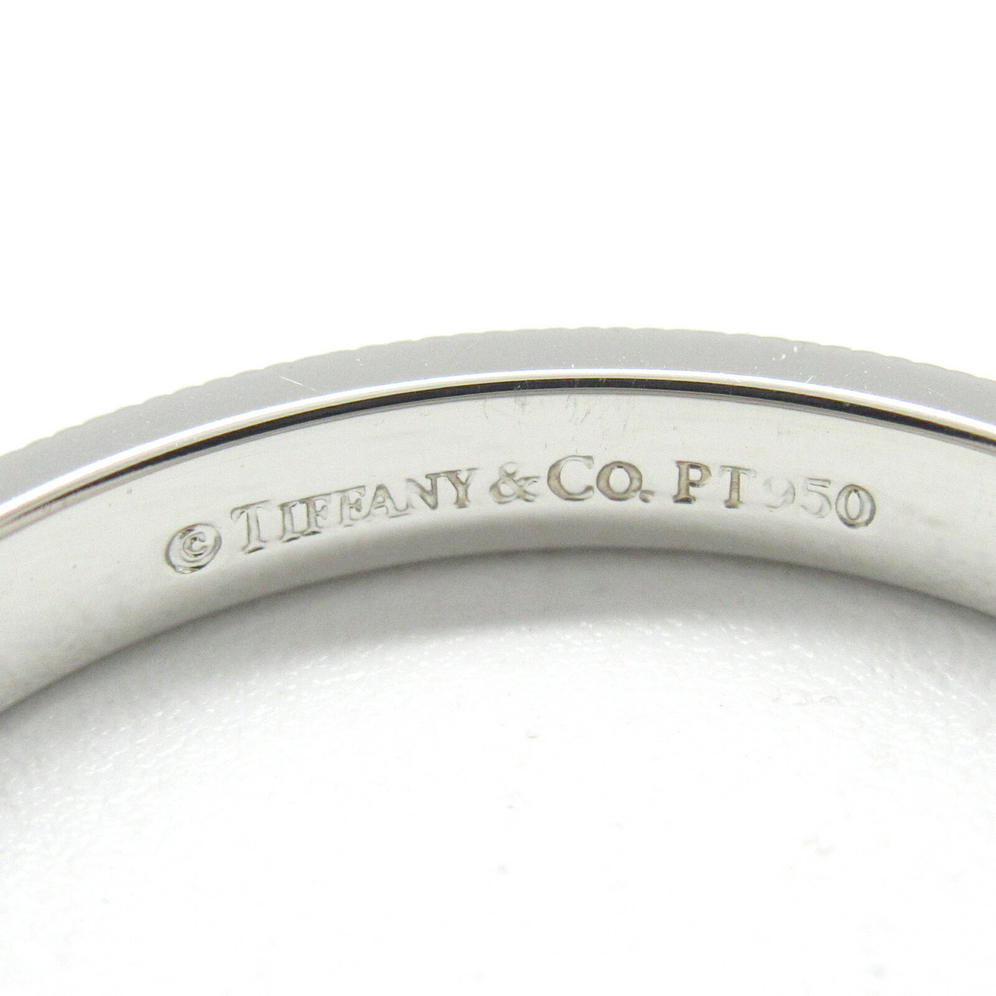 Tiffany & Co. Milgrain Ring, Pt950 Platinum, Men's, Women's, Silver