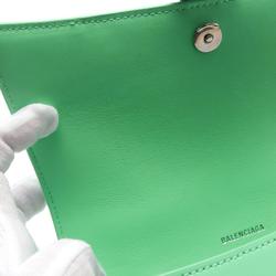 BALENCIAGA HOURGLASS Small Handbag Bag Leather Women's Green 5935461QJ4Y3823