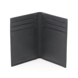 PRADA SAFFIANO 1 Business Card Holder/Card Case Saffiano Leather Men's Black 2MC101