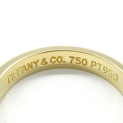 Tiffany & Co. Together Milgrain Ring, Pt950 Platinum, K18 (Yellow Gold), Men's, Women's, Silver, Gold