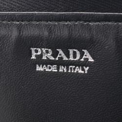 PRADA Wallet/Coin Case Wallet Saffiano Leather Women's Black 1PP122