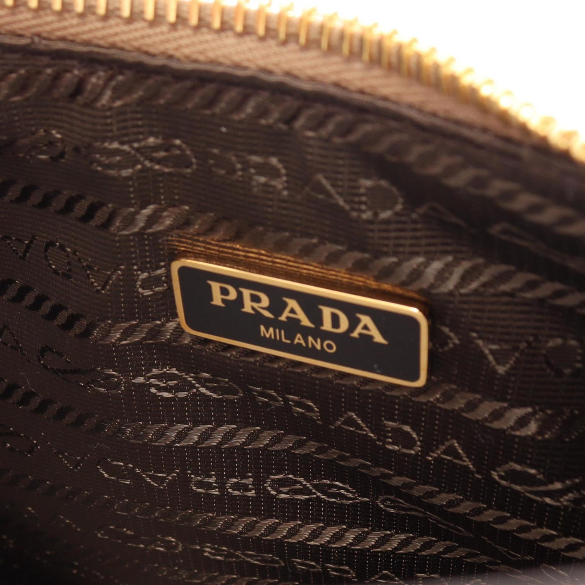 Prada SAFFIANO LUX Shoulder Bag, Saffiano Leather, Women's, Beige, 1BC204NZVF0P9G