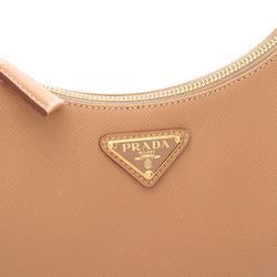 Prada SAFFIANO LUX Shoulder Bag, Saffiano Leather, Women's, Beige, 1BC204NZVF0P9G