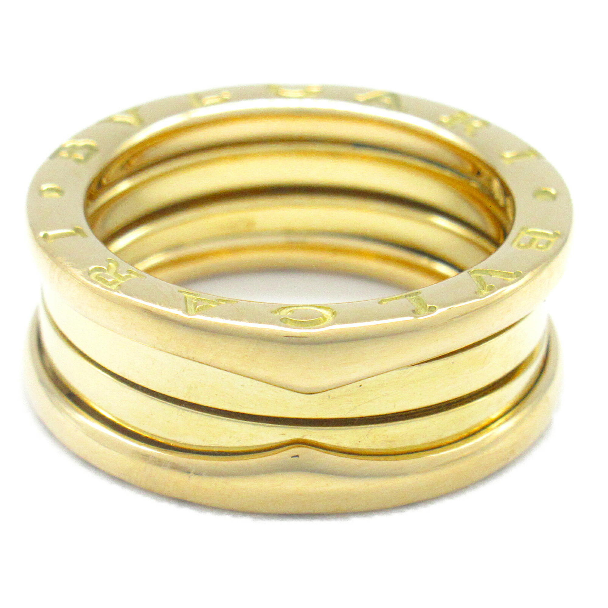 BVLGARI B-zero1 Ring, K18 (yellow gold), Men's, Women's, Gold