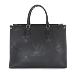 Louis Vuitton LOUIS VUITTON Monogram Empreinte On the Go MM 2way Tote Shoulder Bag Leather Noir M45595 RFID Onthego