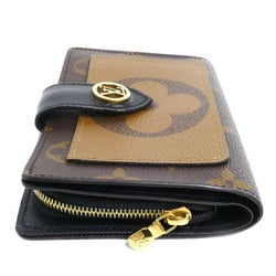 LOUIS VUITTON Louis Vuitton Portefeuille Juliette Bi-fold Wallet Monogram Giant Reverse Brown M69432 Women's