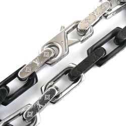 LOUIS VUITTON Louis Vuitton Stainless Steel Monogram Chain Bracelet M00687 51.2g Men's