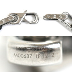 LOUIS VUITTON Louis Vuitton Stainless Steel Monogram Chain Bracelet M00687 51.2g Men's