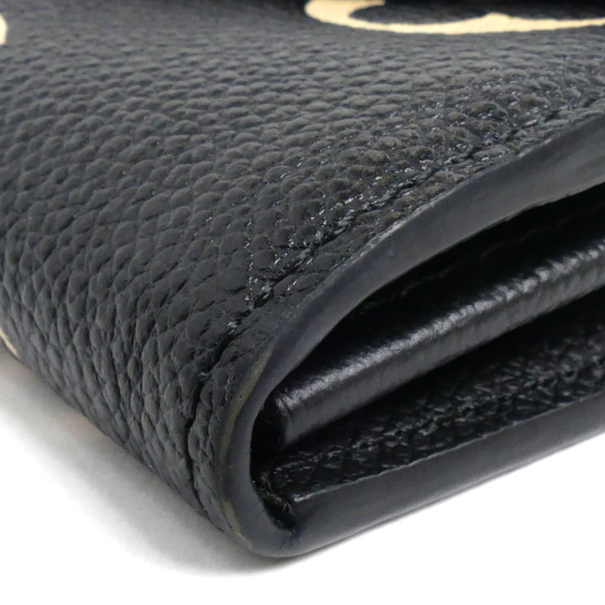 LOUIS VUITTON Louis Vuitton Portefeuille Sarah Long Wallet Monogram Empreinte Black M80496 Women's