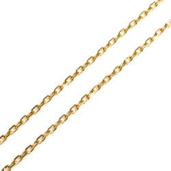 GUCCI K18YG Yellow Gold ICON Diamond Necklace 8.4g 39-41cm Women's