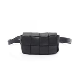 BOTTEGA VENETA Cassette Belt Bag, Waist Leather, Women's, Black