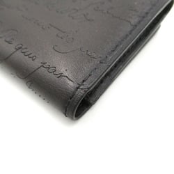 Berluti IMBUEIA Business Card Holder/Card Case Leather Men's Women's Black