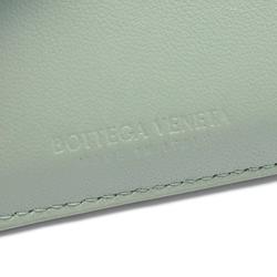 BOTTEGA VENETA Maxi Intrecciato Wallet/Coin Case Wallet Leather Women's Green 681010