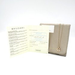 BVLGARI Parentesi Diamond Necklace K18PG (Pink Gold) Ladies Clear