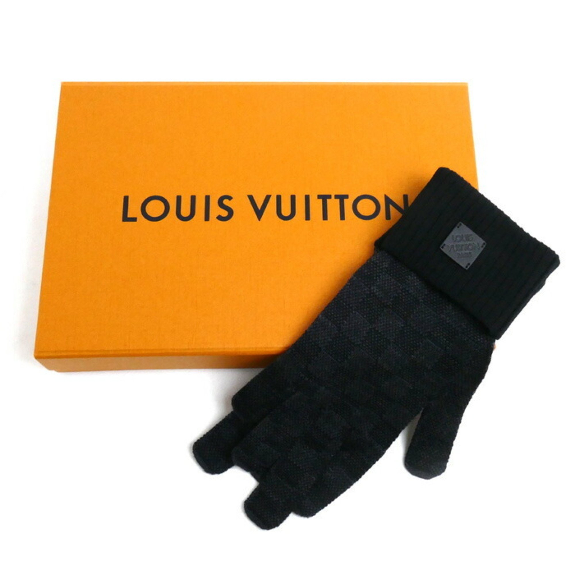 LOUIS VUITTON Neo Petit Damier Gloves M77992 S Men's