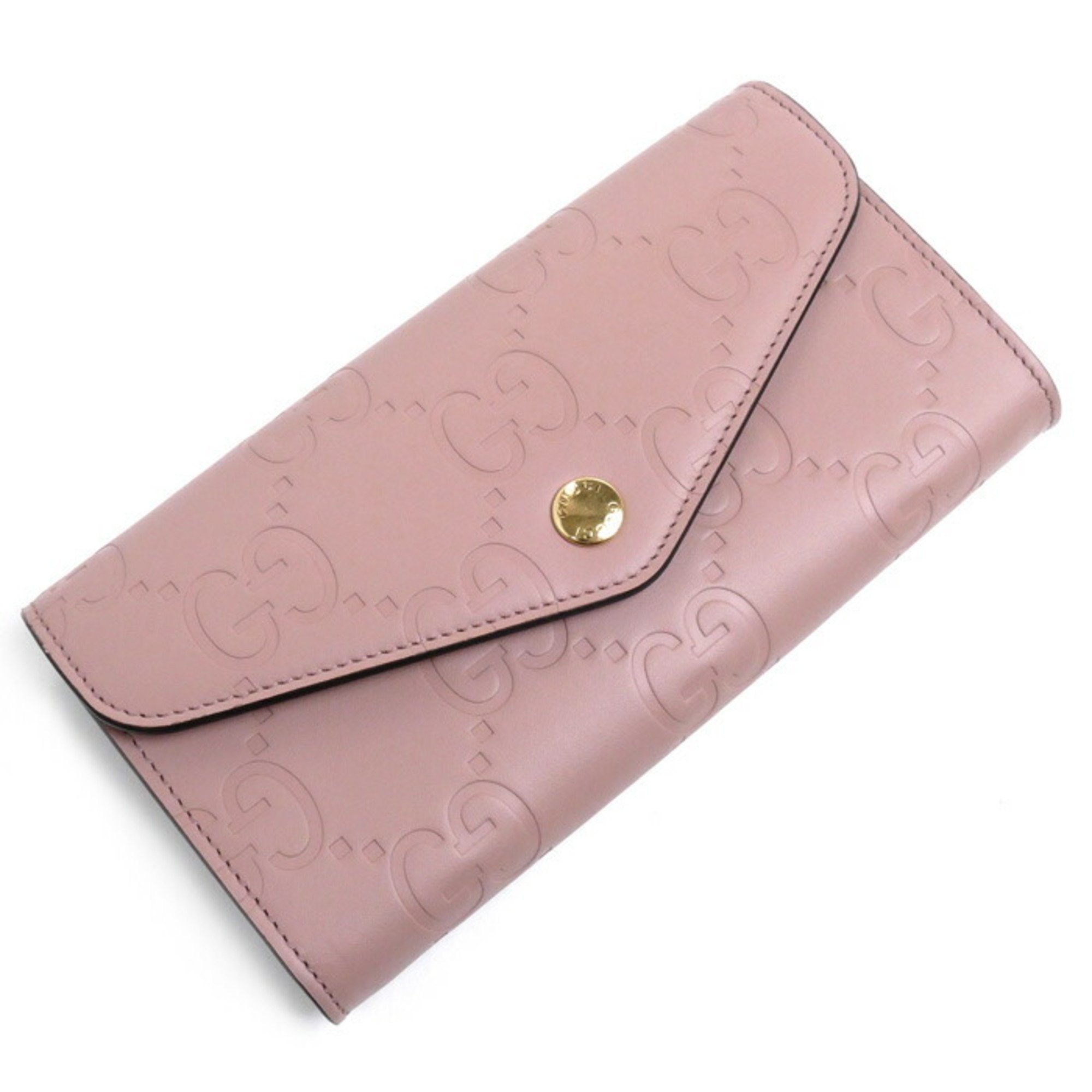 GUCCI GG Continental Long Wallet Rose Beige 772791 AAC1Q 5820 Women's