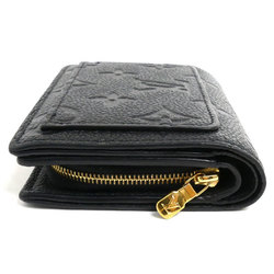 LOUIS VUITTON Louis Vuitton Portefeuille Q Bi-fold Wallet Monogram Empreinte Black M80151 Women's