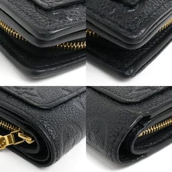 LOUIS VUITTON Louis Vuitton Portefeuille Q Bi-fold Wallet Monogram Empreinte Black M80151 Women's