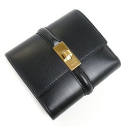 CELINE Small Trifold Wallet 16 Seize Black 10F523CQ7.38NO Women's