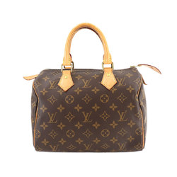 Louis Vuitton Monogram Speedy 25 Handbag Brown M41109 Gold Hardware