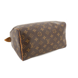 Louis Vuitton Monogram Speedy 25 Handbag Brown M41109 Gold Hardware