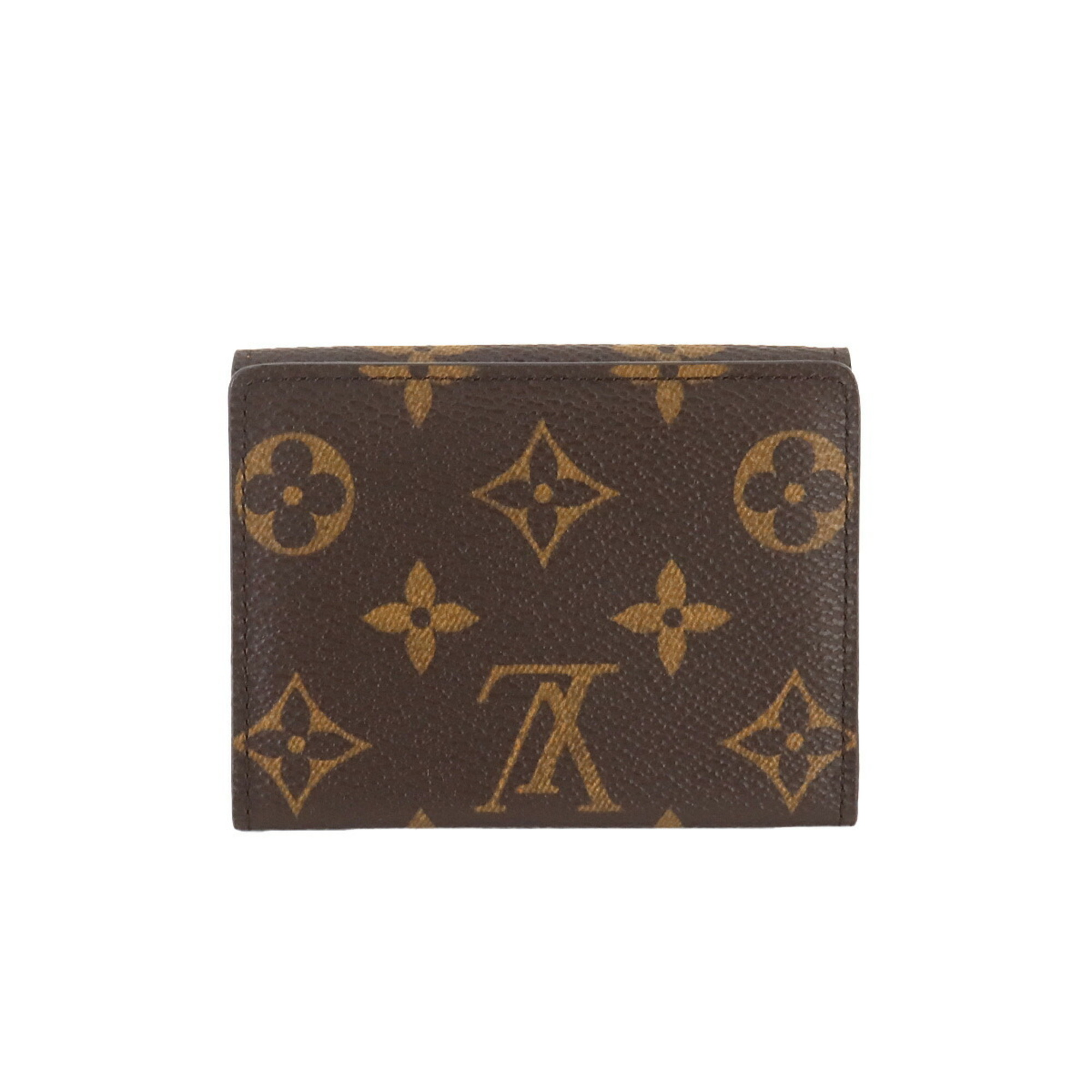 Louis Vuitton LOUIS VUITTON Monogram Ludlow Wallet/Coin Case Coin Purse Brown M61927 Gold Hardware