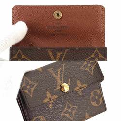 Louis Vuitton LOUIS VUITTON Monogram Ludlow Wallet/Coin Case Coin Purse Brown M61927 Gold Hardware