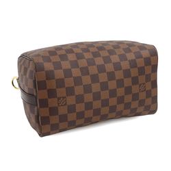 Louis Vuitton Damier Speedy Bandouliere 25 2way Hand Shoulder Bag Ebene N41368