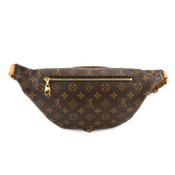 Louis Vuitton LOUIS VUITTON Monogram Bumbag Body Bag Brown M43644 RFID Gold Hardware