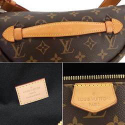 Louis Vuitton LOUIS VUITTON Monogram Bumbag Body Bag Brown M43644 RFID Gold Hardware