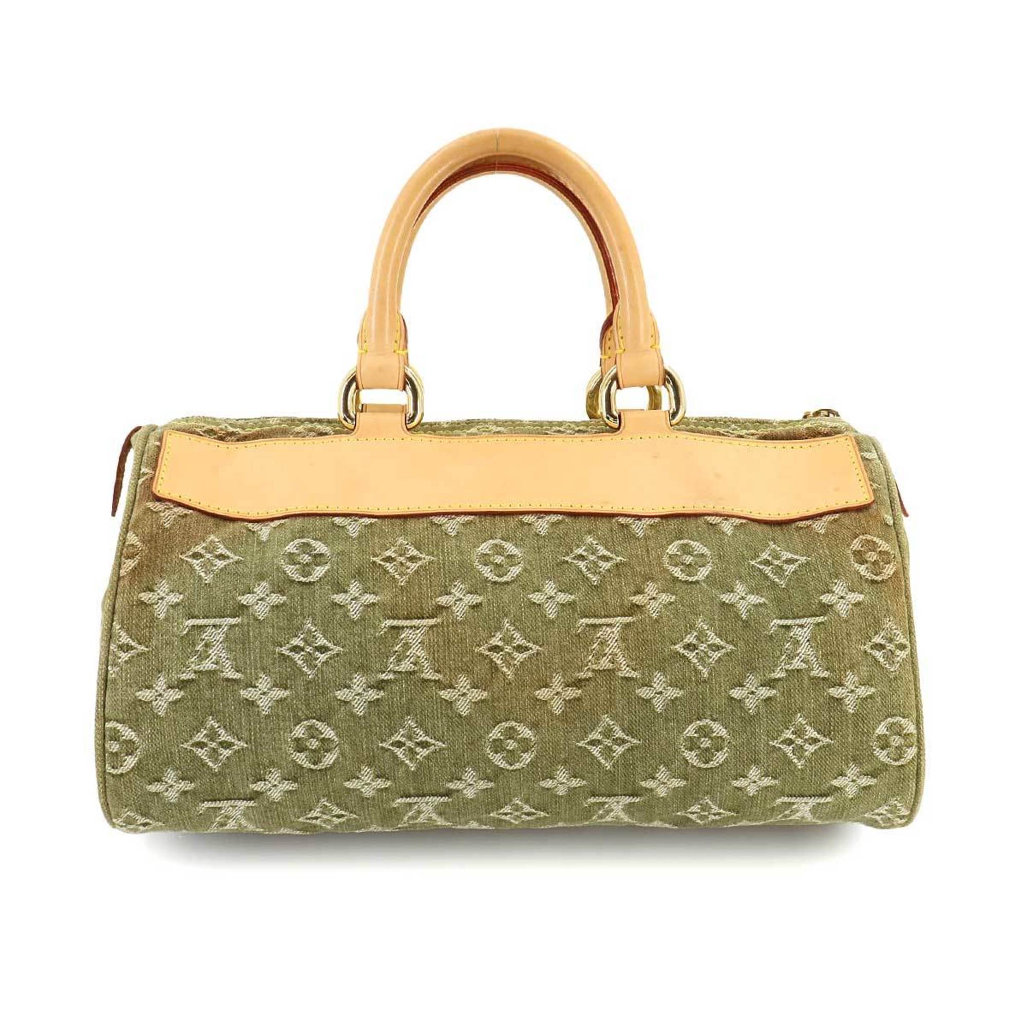 Louis Vuitton LOUIS VUITTON Monogram Denim Neo Speedy Handbag Riken M95215