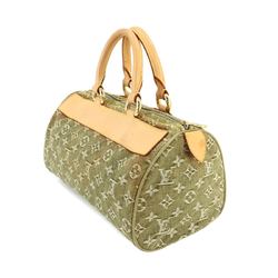 Louis Vuitton LOUIS VUITTON Monogram Denim Neo Speedy Handbag Riken M95215