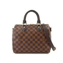 Louis Vuitton Damier Speedy Bandouliere 25 2way Hand Shoulder Bag Ebene N41368 RFID