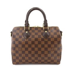 Louis Vuitton Damier Speedy Bandouliere 25 2way Hand Shoulder Bag Ebene N41368 RFID