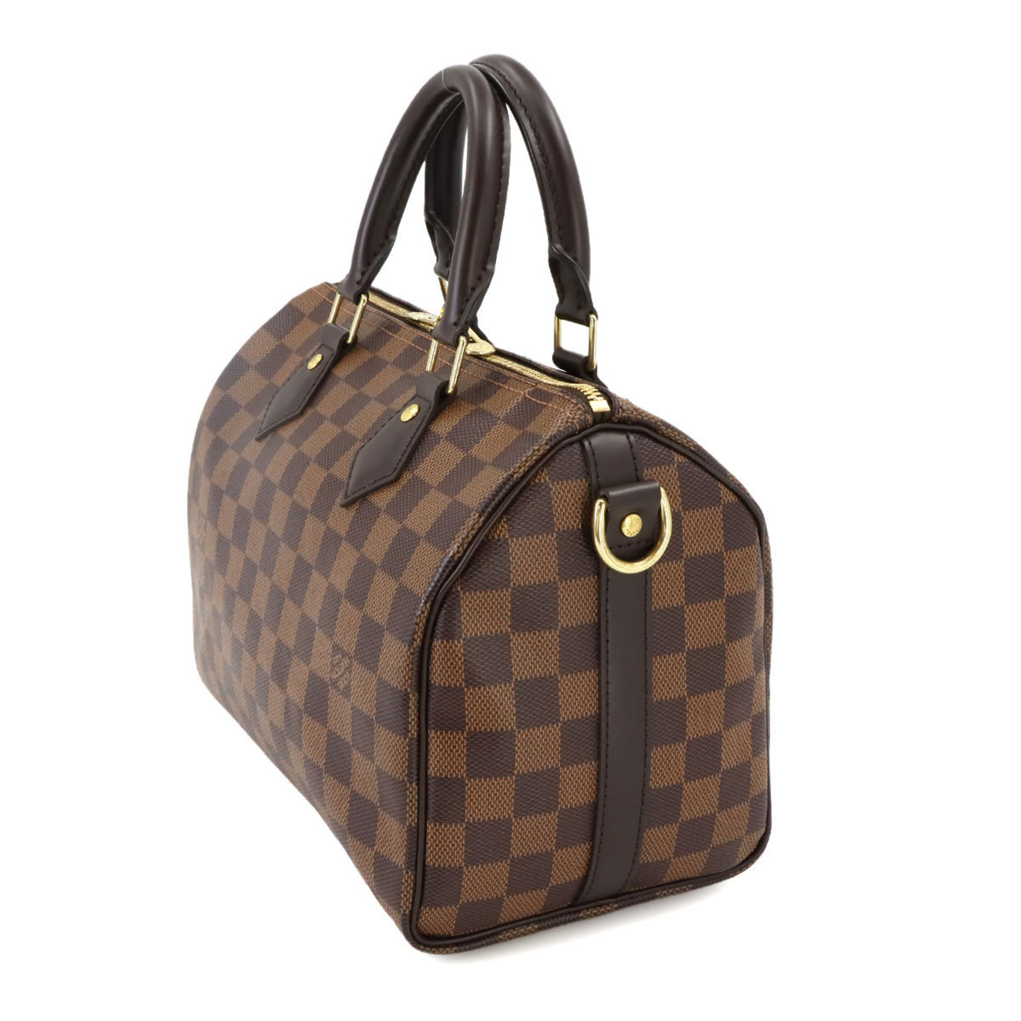 Louis Vuitton Damier Speedy Bandouliere 25 2way Hand Shoulder Bag Ebene N41368 RFID