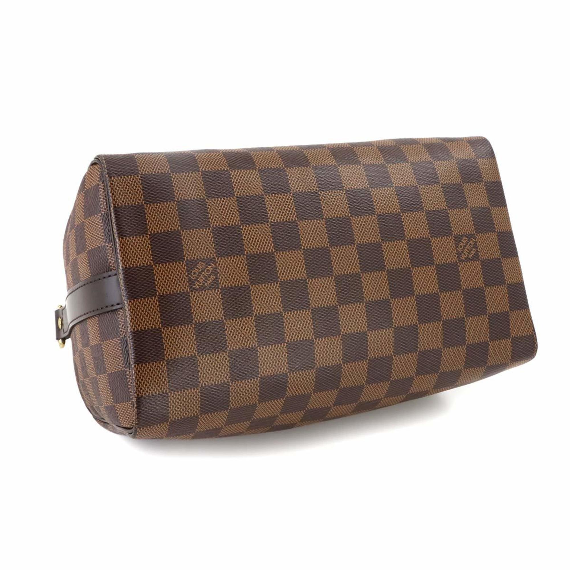 Louis Vuitton Damier Speedy Bandouliere 25 2way Hand Shoulder Bag Ebene N41368 RFID