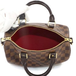 Louis Vuitton Damier Speedy Bandouliere 25 2way Hand Shoulder Bag Ebene N41368 RFID