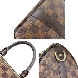 Louis Vuitton Damier Speedy Bandouliere 25 2way Hand Shoulder Bag Ebene N41368 RFID