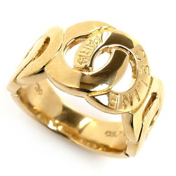 CELINE K18YG Yellow Gold Ring, Size 11.5, 10.1g, Women's