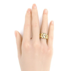 CELINE K18YG Yellow Gold Ring, Size 11.5, 10.1g, Women's