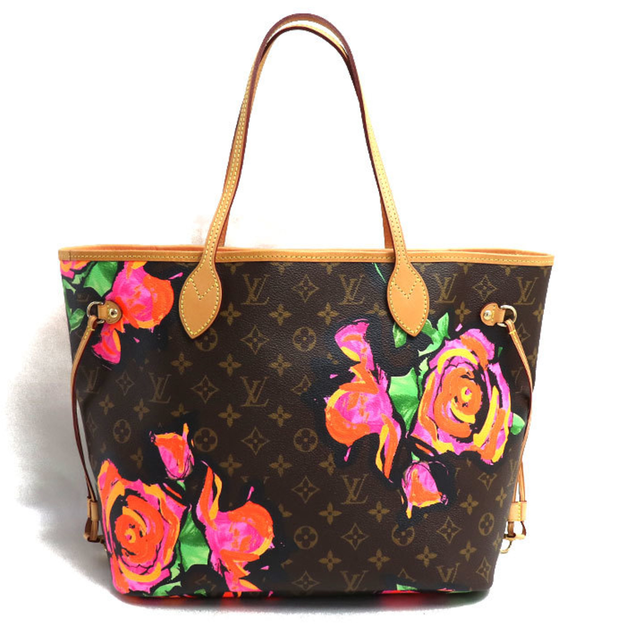 LOUIS VUITTON Louis Vuitton Neverfull MM Tote Bag Monogram Rose Brown Multi M48613 Women's