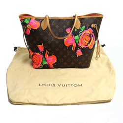 LOUIS VUITTON Louis Vuitton Neverfull MM Tote Bag Monogram Rose Brown Multi M48613 Women's