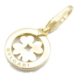 BVLGARI Tondo Clover Charm Top Pendant K18 (Yellow Gold) Women's Gold