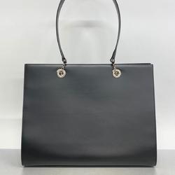 Cartier Tote Bag Panther Leather Black Women's